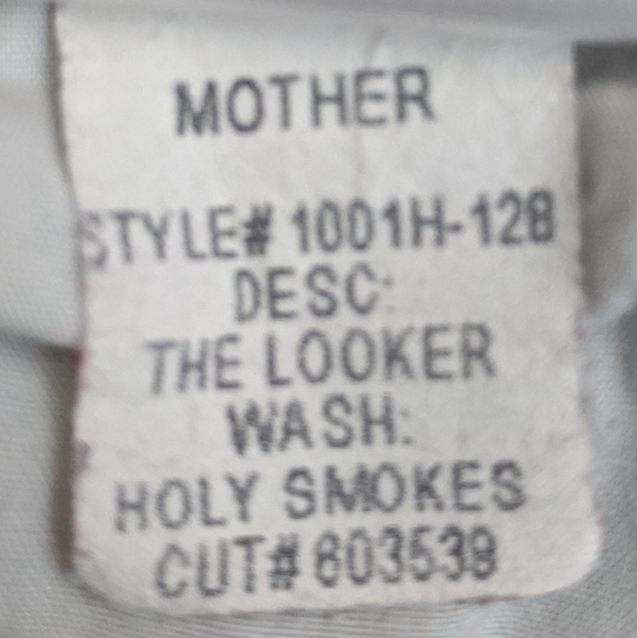 Mother Holy Smokes The Looker Jeans 31 - Picture 9 of 10